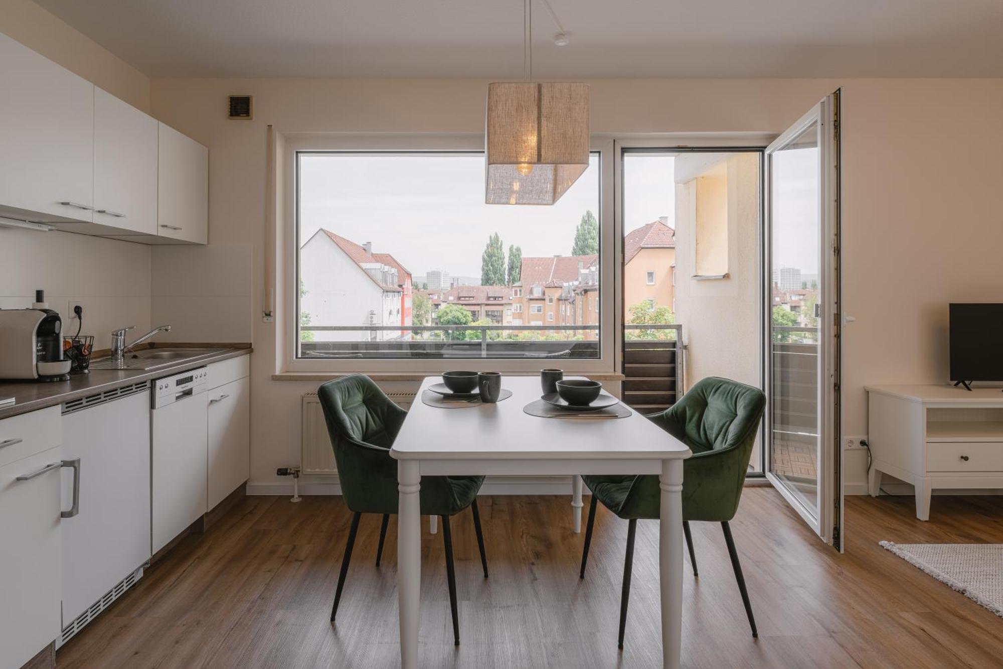 Exklusiv & Zentral: 1-Zi. Apartment Mit Balkon Stellplatz Bayreuth Kültér fotó