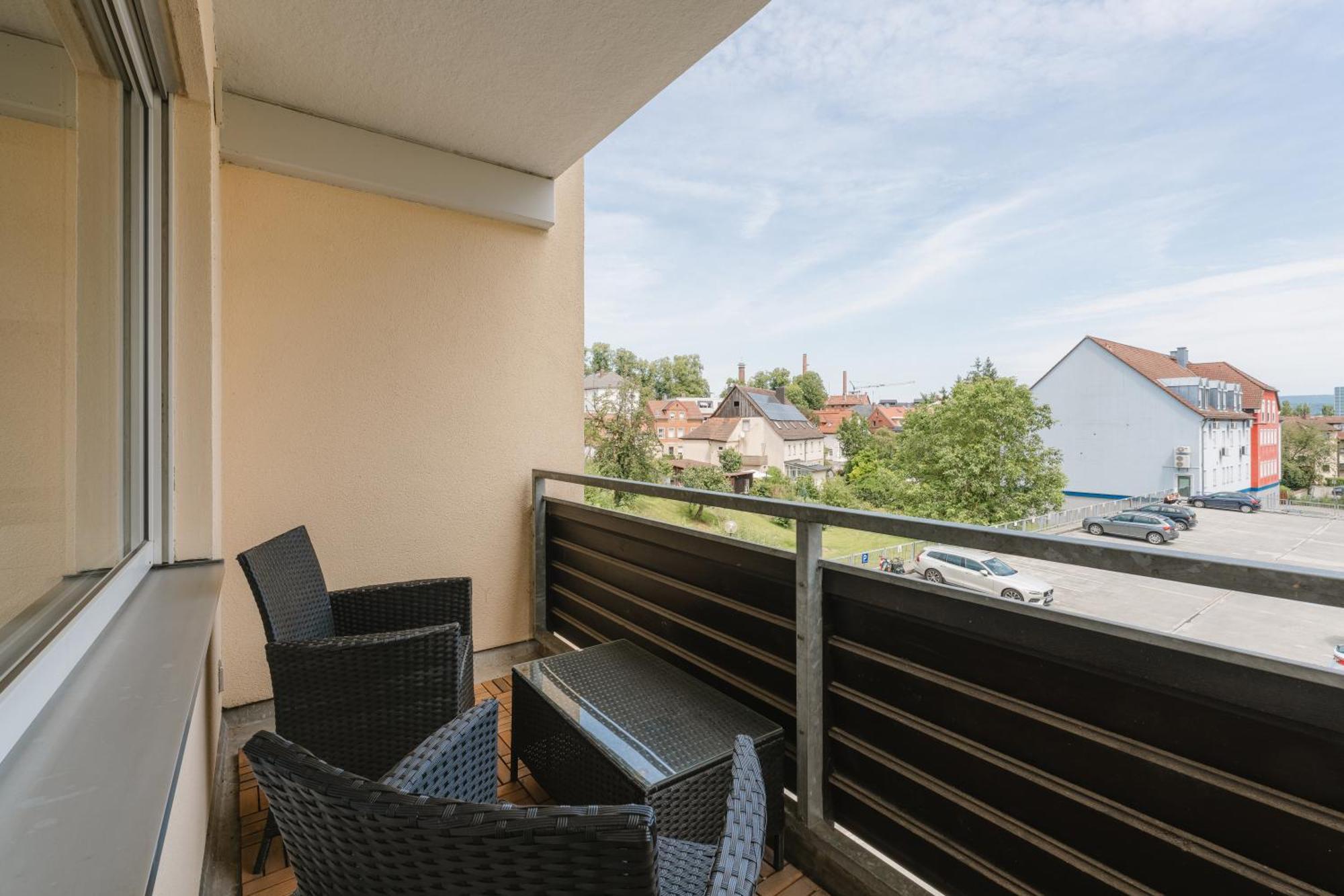 Exklusiv & Zentral: 1-Zi. Apartment Mit Balkon Stellplatz Bayreuth Kültér fotó
