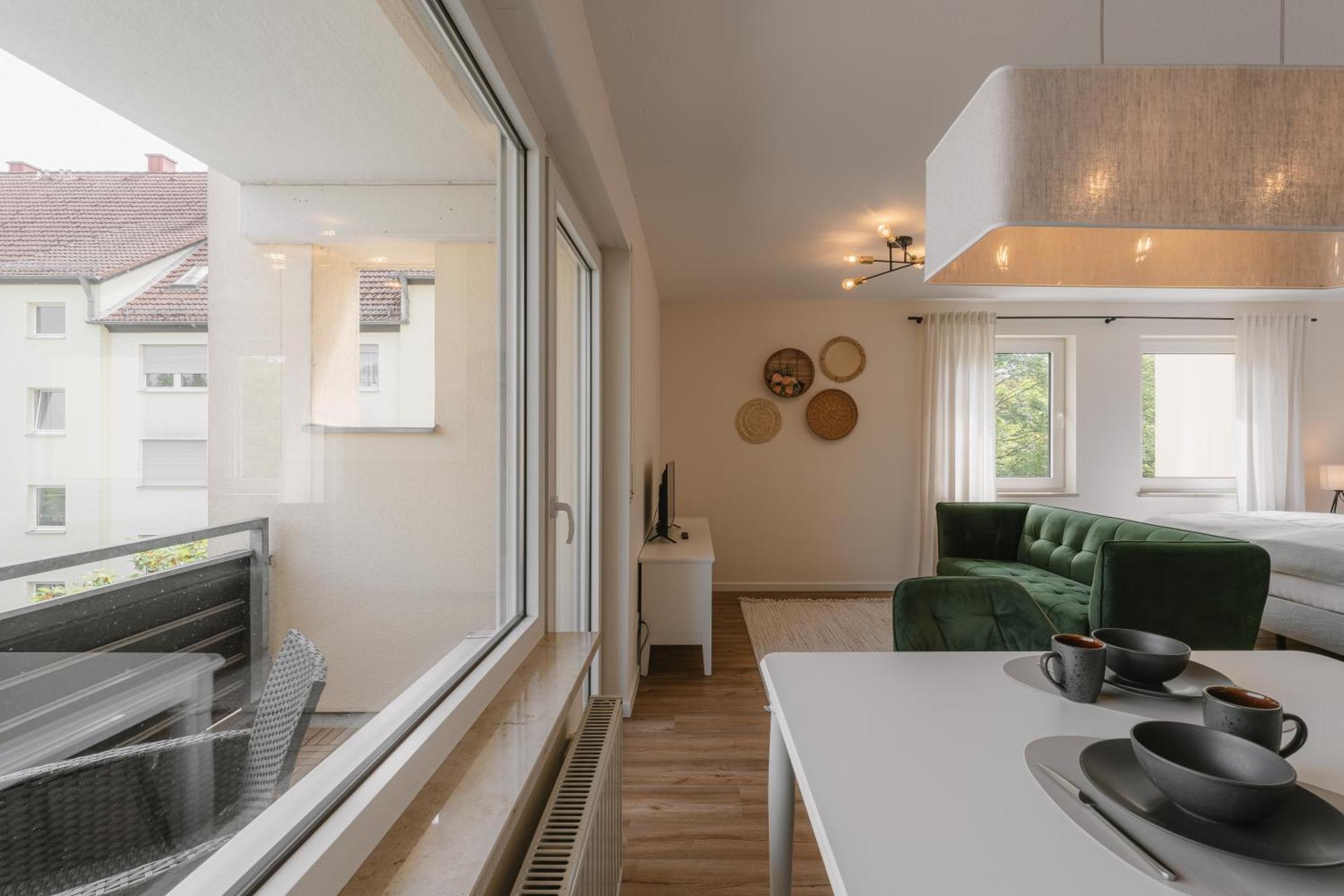 Exklusiv & Zentral: 1-Zi. Apartment Mit Balkon Stellplatz Bayreuth Kültér fotó